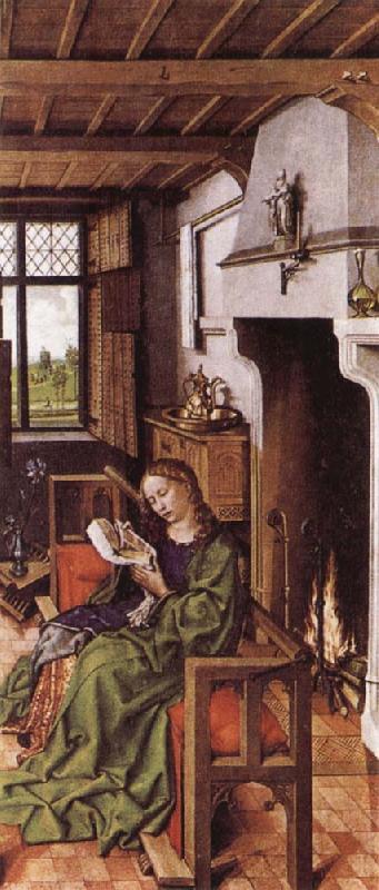 Robert Campin St Barbara oil painting picture